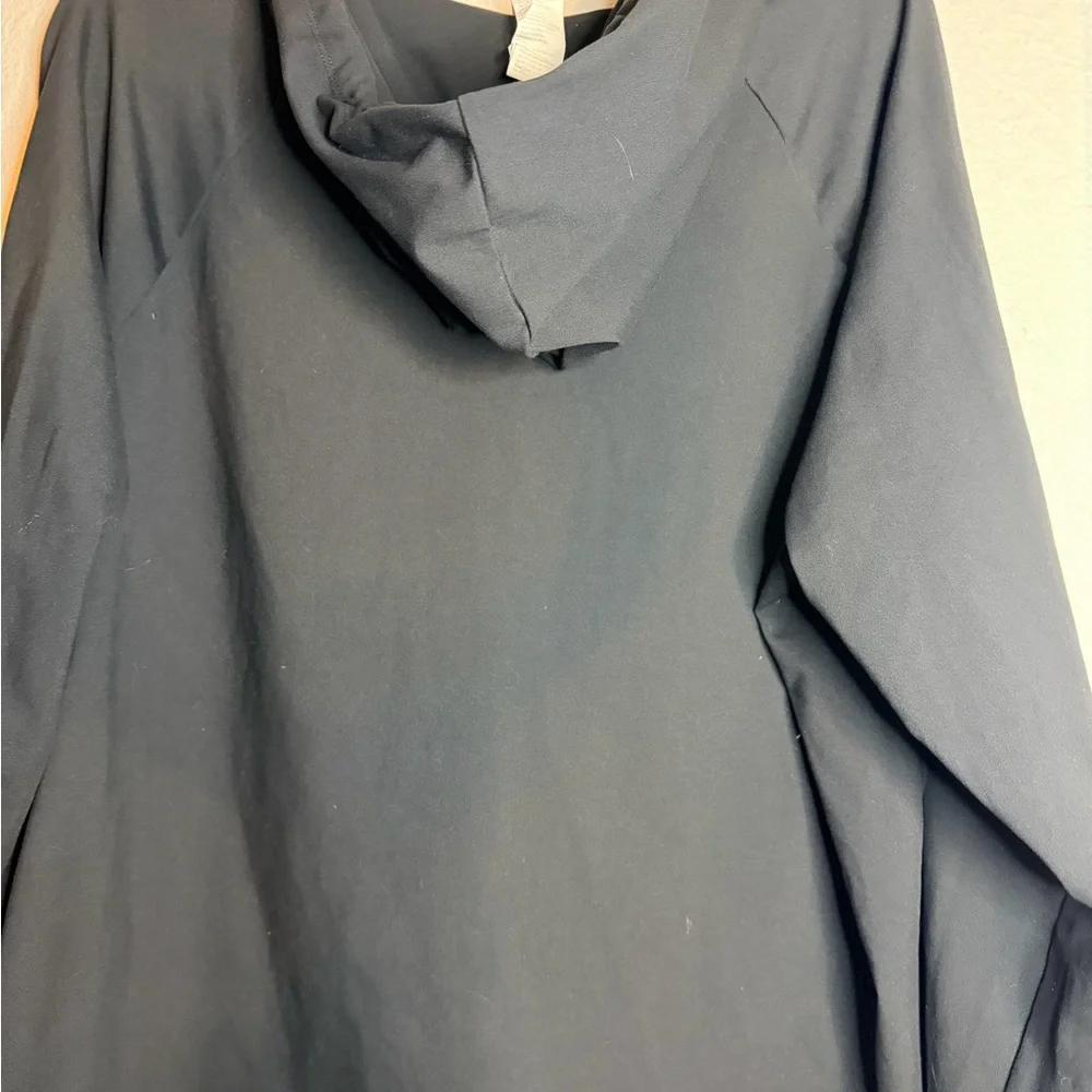 Black Fabletics Women’s 2xl Hooded Jackets Full Zip Long - Picture 5 of 6